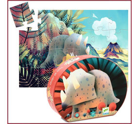 Djeco Silhouet puzzel  Teo de Dino Djeco Silhouet puzzel  Teo de Dino