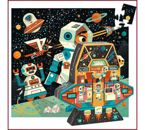 Djeco Silhouet puzzel  Ruimtestation