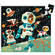 Djeco Silhouet puzzel  Ruimtestation