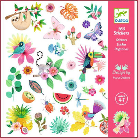 Djeco Stickers - Paradijs Djeco Stickers - Paradijs