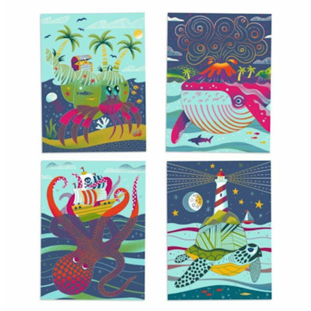 Djeco Kraskaarten - Topsy Turvy