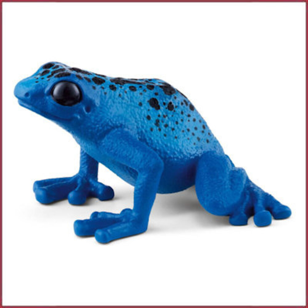 Schleich Blauwe pijlgifkikker Schleich Blauwe pijlgifkikker
