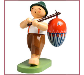 Wendt & Kühn Jongen met ei aan stok Wendt & Kühn Jongen met ei aan stok