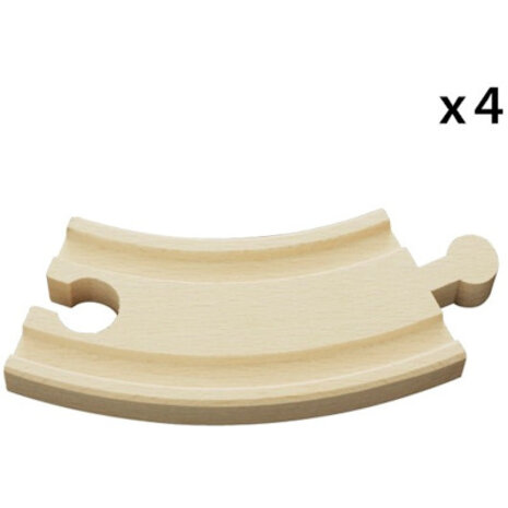 Brio Rail-uitbreidingset - korte bochten