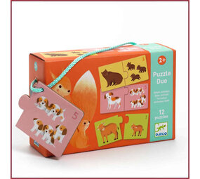 Djeco Duopuzzel Babydieren Djeco Duopuzzel Babydieren