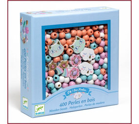 Djeco Houten Kralen Regenboog Djeco Houten Kralen Regenboog