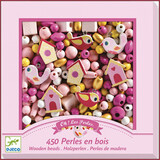 Djeco Houten Kralen Vogels