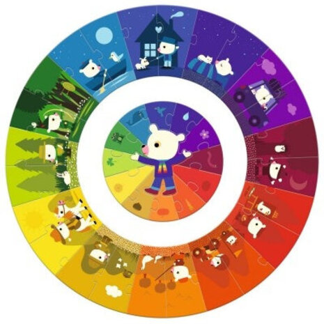 Djeco Giant Puzzel - Seizoenen Djeco Giant Puzzel - Seizoenen