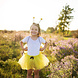 Great Pretenders Tutu, set met vleugels/diadeem bij geel, maat 3-5jr Great Pretenders Tutu, set met vleugels/diadeem bij geel, maat 3-5jr