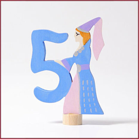 Grimm's Decoratief cijfer met figuur Grimm's Decoratief cijfer met figuur