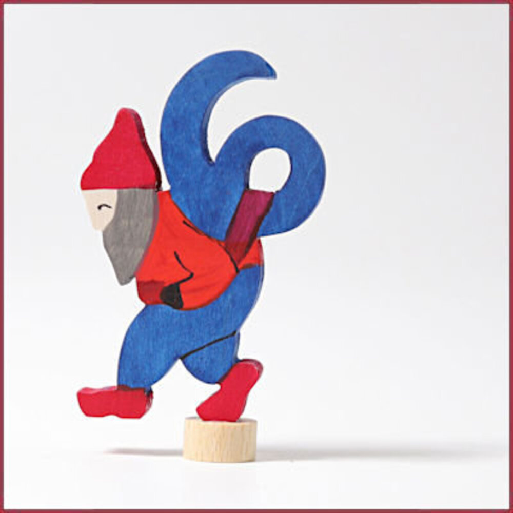 Grimm's Decoratief cijfer met figuur Grimm's Decoratief cijfer met figuur