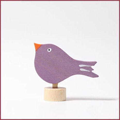 Grimm's Decoratieve figuren Vogel zittend