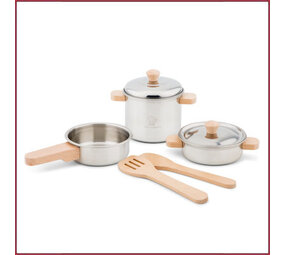 Pannenset metaal 7-delig Pannenset metaal 7-delig