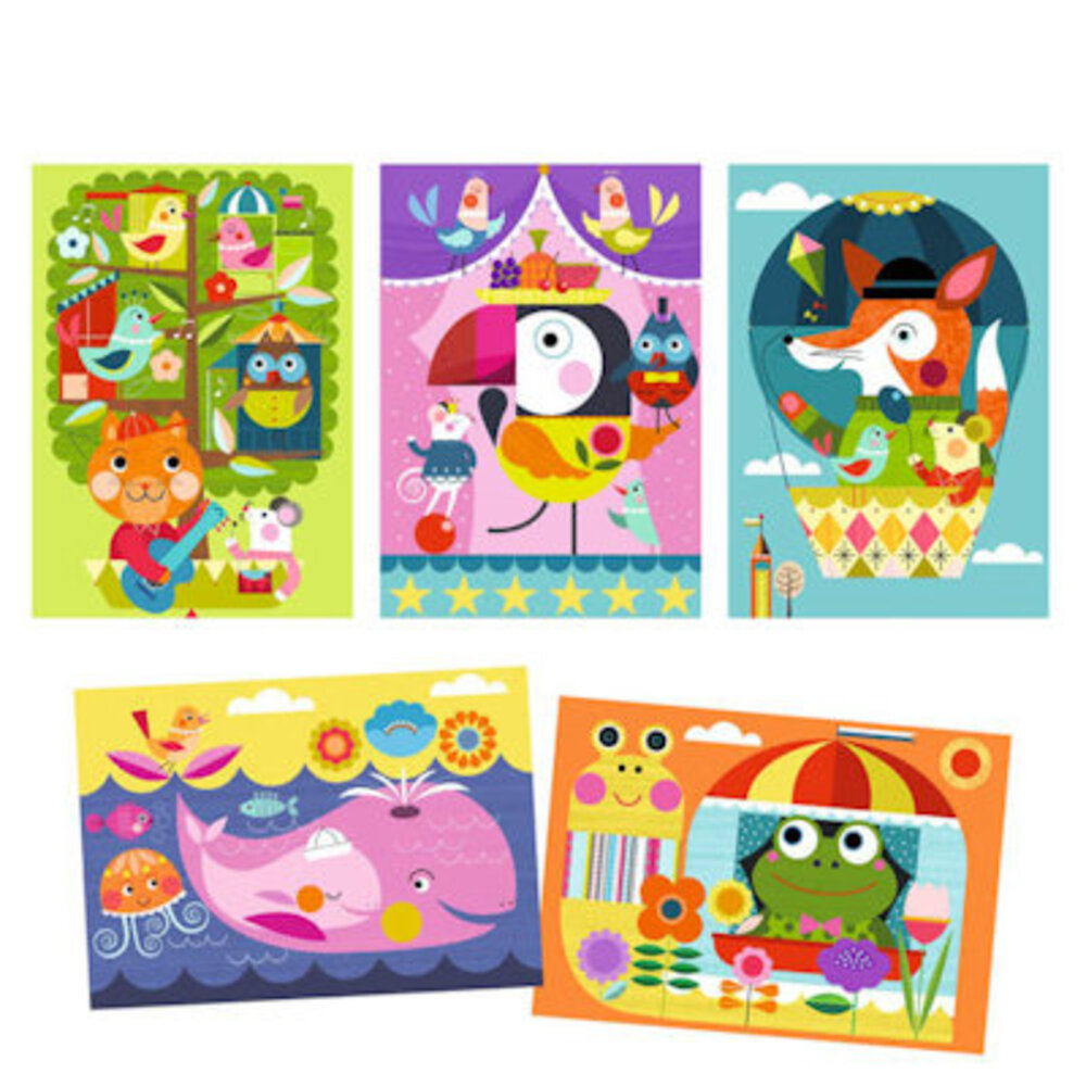 Djeco Scratchkaarten voor de kleintjes Djeco Scratchkaarten voor de kleintjes