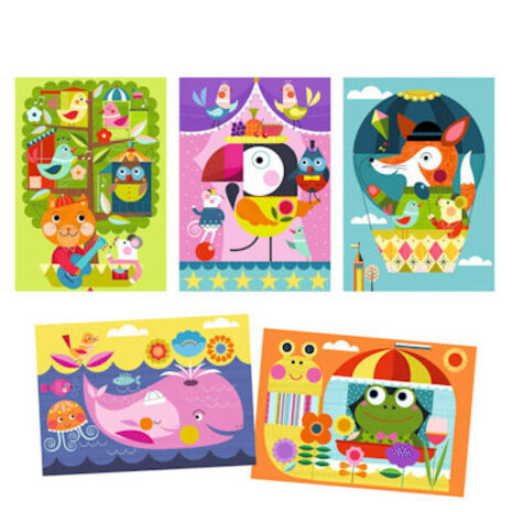 Djeco Scratchkaarten voor de kleintjes Djeco Scratchkaarten voor de kleintjes