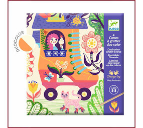 Djeco Kraskaarten - Wacky Djeco Kraskaarten - Wacky