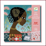 Djeco Knutselset - doorzichtige stempels, motieven en sieraden