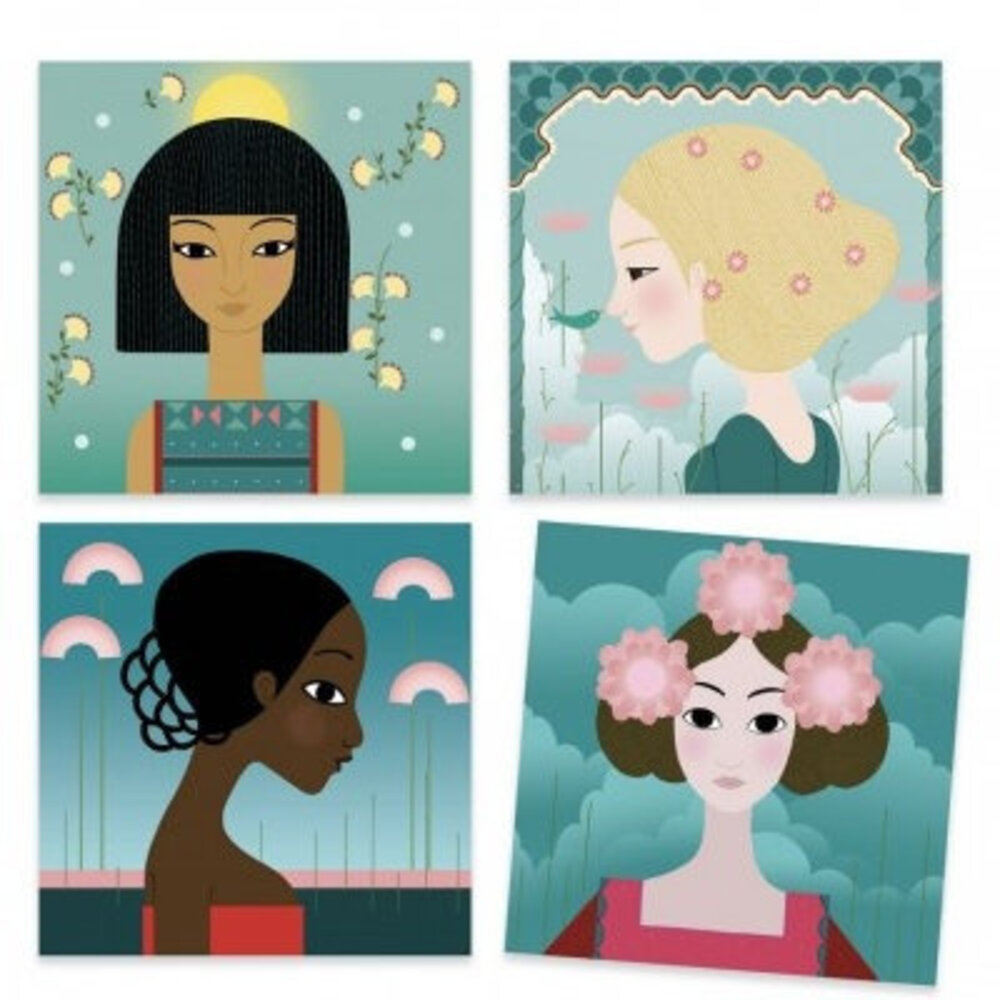 Djeco Knutselset - doorzichtige stempels, motieven en sieraden Djeco Knutselset - doorzichtige stempels, motieven en sieraden