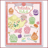 Djeco Artistic -  Glitterplaatjes Zoetigheid