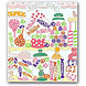 Djeco Artistic - Glitterplaatjes Zoetigheid Djeco Artistic - Glitterplaatjes Zoetigheid