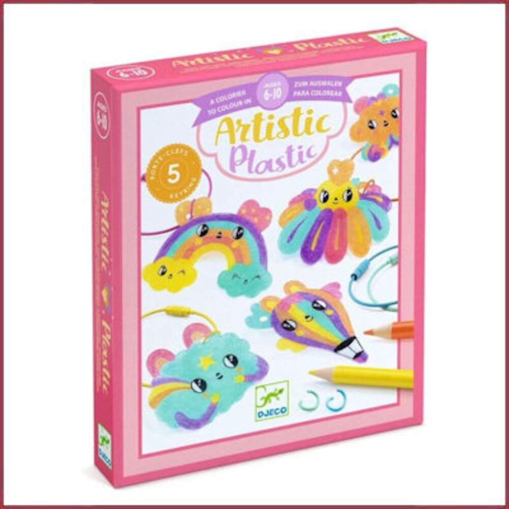 Djeco Artistic -  Krimpfolie Sleutelhanger