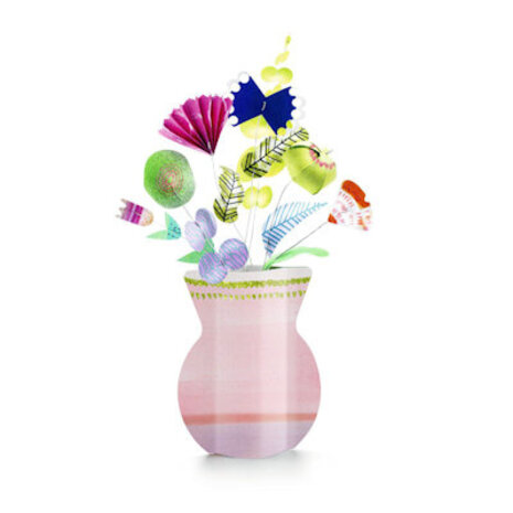 Djeco DIY - Maak je eigen vaas met bloemen