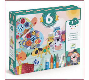 Djeco Knutseldoos multi - Dieren en hun huizen