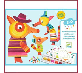 Djeco Knutseldoos - Verven - Vossen Djeco Knutseldoos - Verven - Vossen