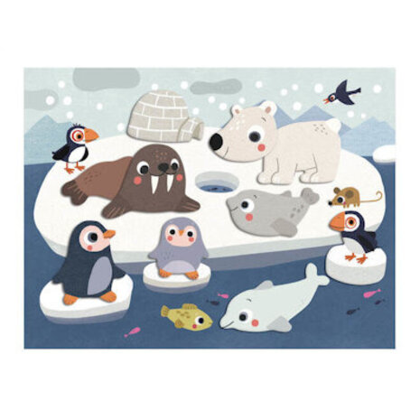 Djeco Knutseldoos - Collage maken voor de allerkleinsten - Dieren Djeco Knutseldoos - Collage maken voor de allerkleinsten - Dieren