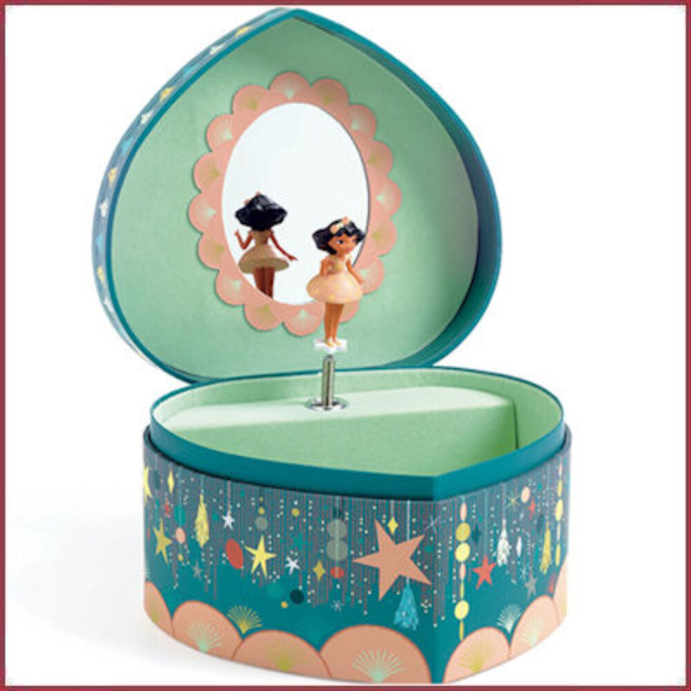 Djeco Muziek/juwelen doosje Happy Party