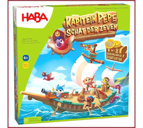 Haba Spel - Kapitein Pepe, Schat der Zeven Haba Spel - Kapitein Pepe, Schat der Zeven