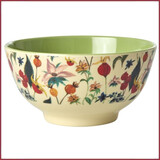 Rice Rice melamine bowl - Winter Rosebuds - medium