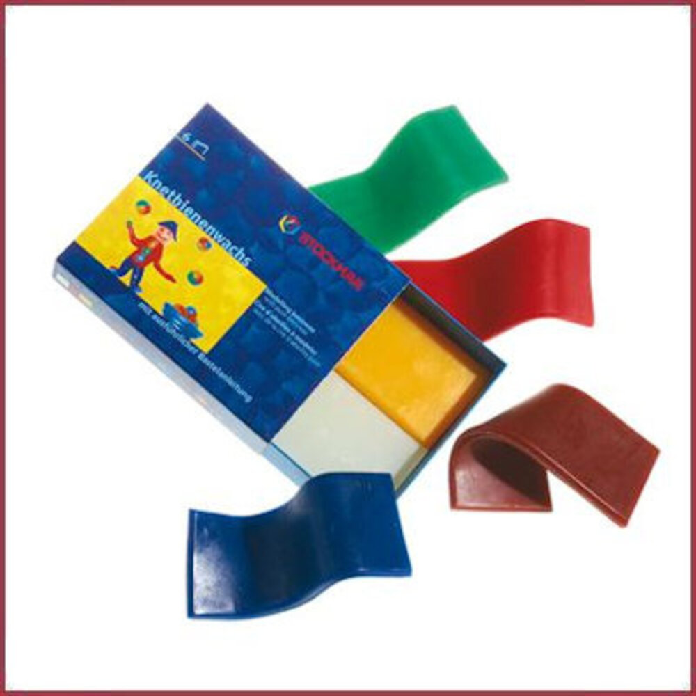 Stockmar bijenkneedwas 6 kleuren Stockmar bijenkneedwas 6 kleuren