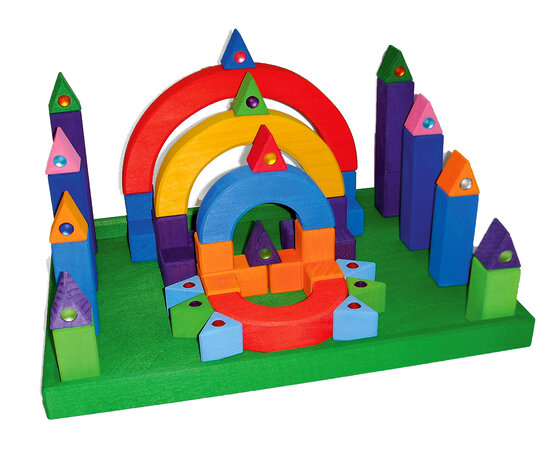 Bauspiel Dienblad hout diverse kleuren Bauspiel Dienblad hout diverse kleuren