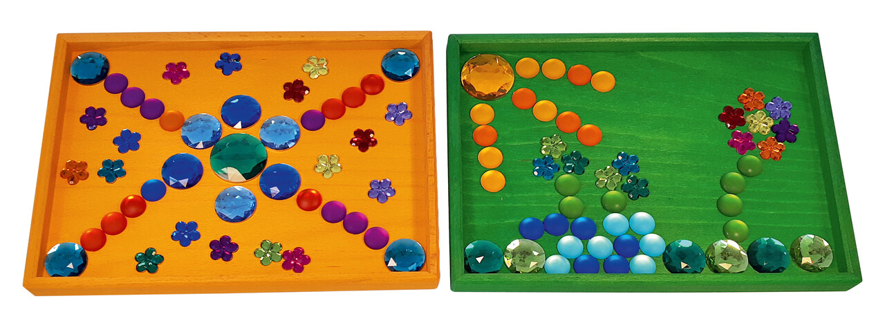 Bauspiel Dienblad hout diverse kleuren Bauspiel Dienblad hout diverse kleuren