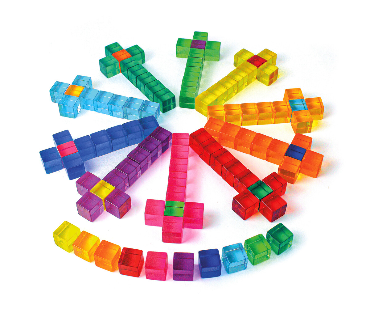 Bauspiel Transparante blokken 100st