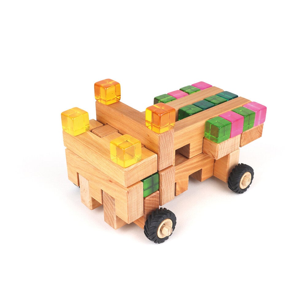 Bauspiel Wielen set groot 16st Bauspiel Wielen set groot 16st