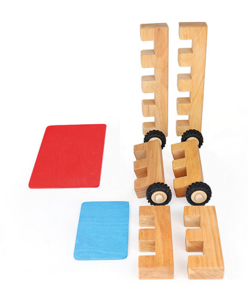 Bauspiel Wielen set klein 8st