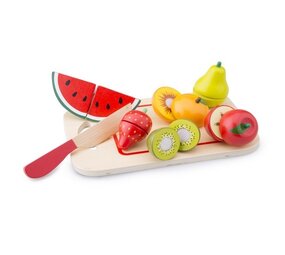 Snijset fruit op snijplank Snijset fruit op snijplank