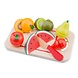 Snijset fruit op snijplank Snijset fruit op snijplank