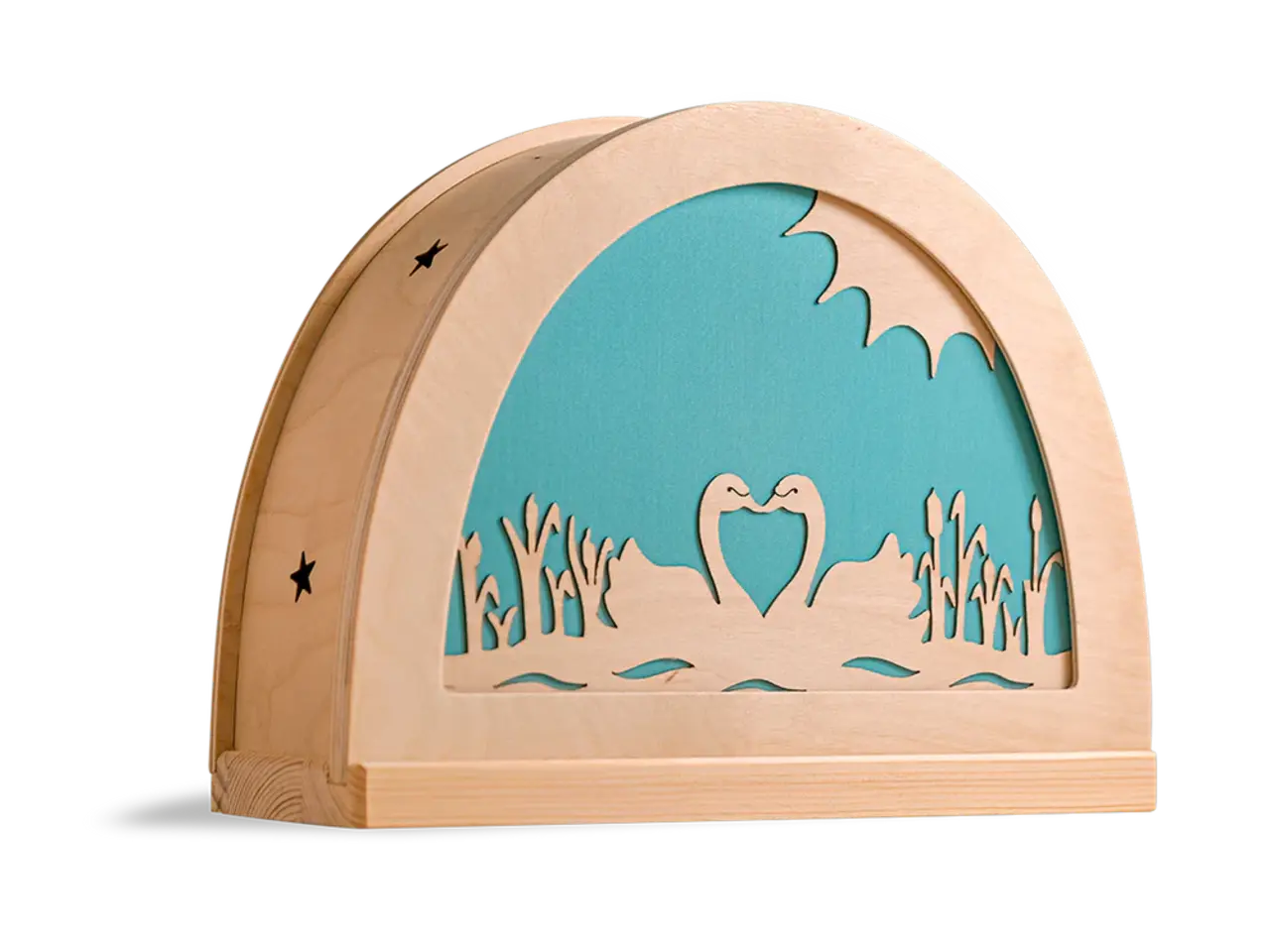 De Noest Silhouet Zwanen