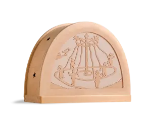 De Noest Silhouet Dans rond de Meiboom De Noest Silhouet Dans rond de Meiboom