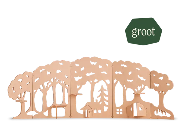 De Noest Houten Bosrand - groot