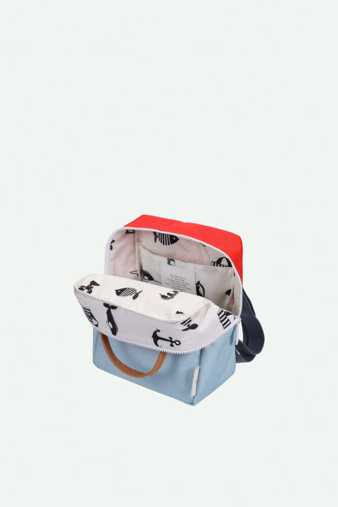 Sticky Lemon Rugzak klein red hat / zissou blue