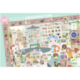 Djeco Observatie puzzel De kleine winkel 100 st