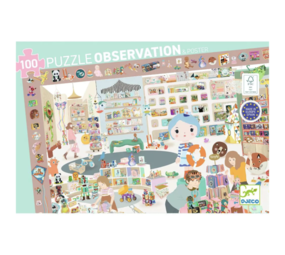 Djeco Observatie puzzel De kleine winkel 100 st Djeco Observatie puzzel De kleine winkel 100 st