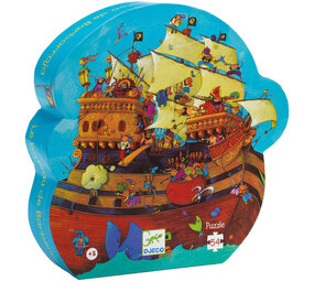 Djeco Silhouet puzzel  Barbarossa's Boot Djeco Silhouet puzzel  Barbarossa's Boot