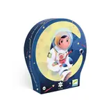 Djeco Silhouet puzzel Astronout op de Maan