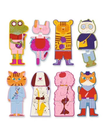 Djeco Puzzel Trio Orkest