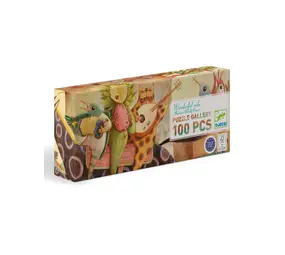 Djeco Gallerie Puzzel Prachtige rit 100 st Djeco Gallerie Puzzel Prachtige rit 100 st